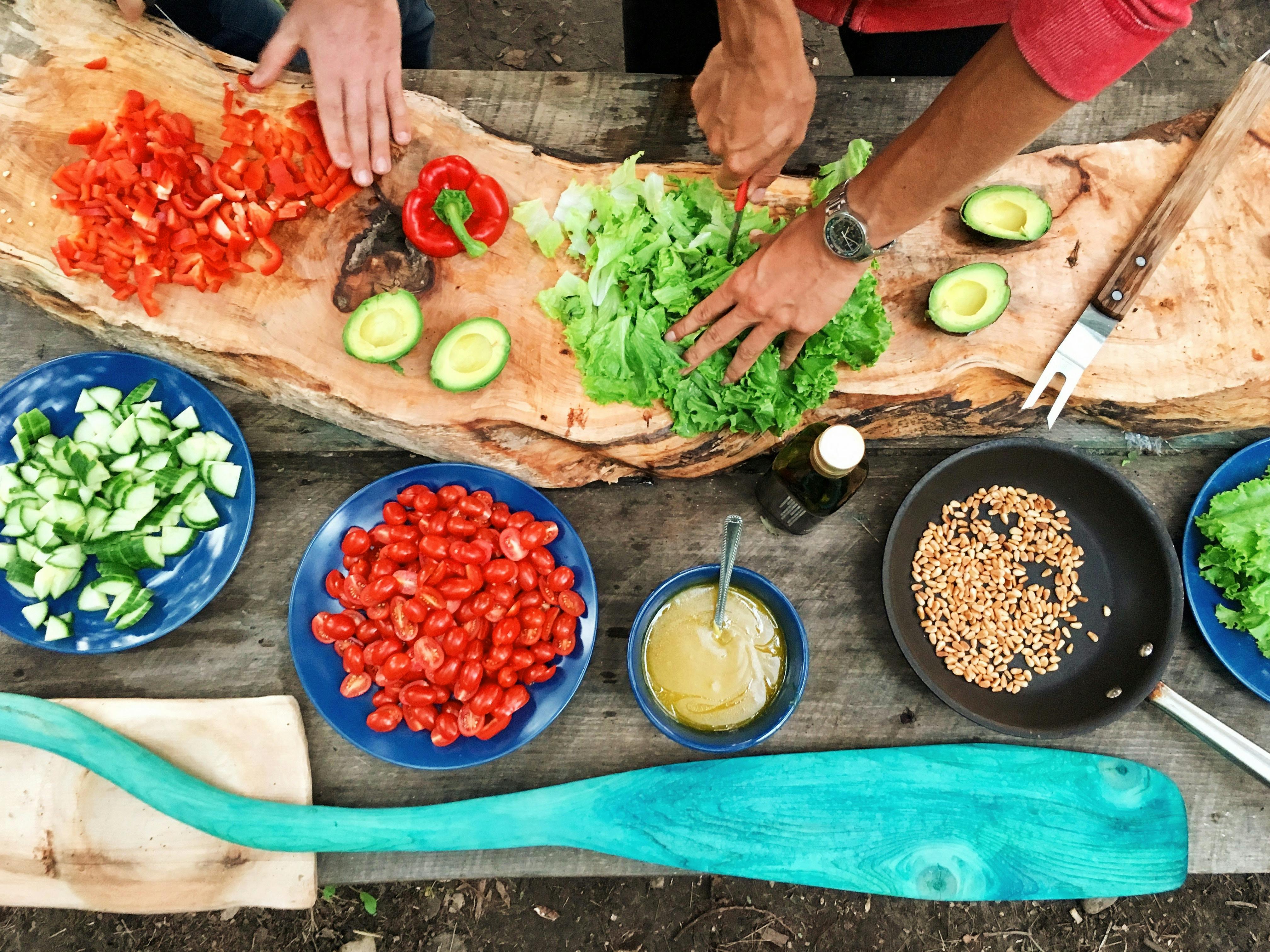 People cooking healthy food | Source: Pexels