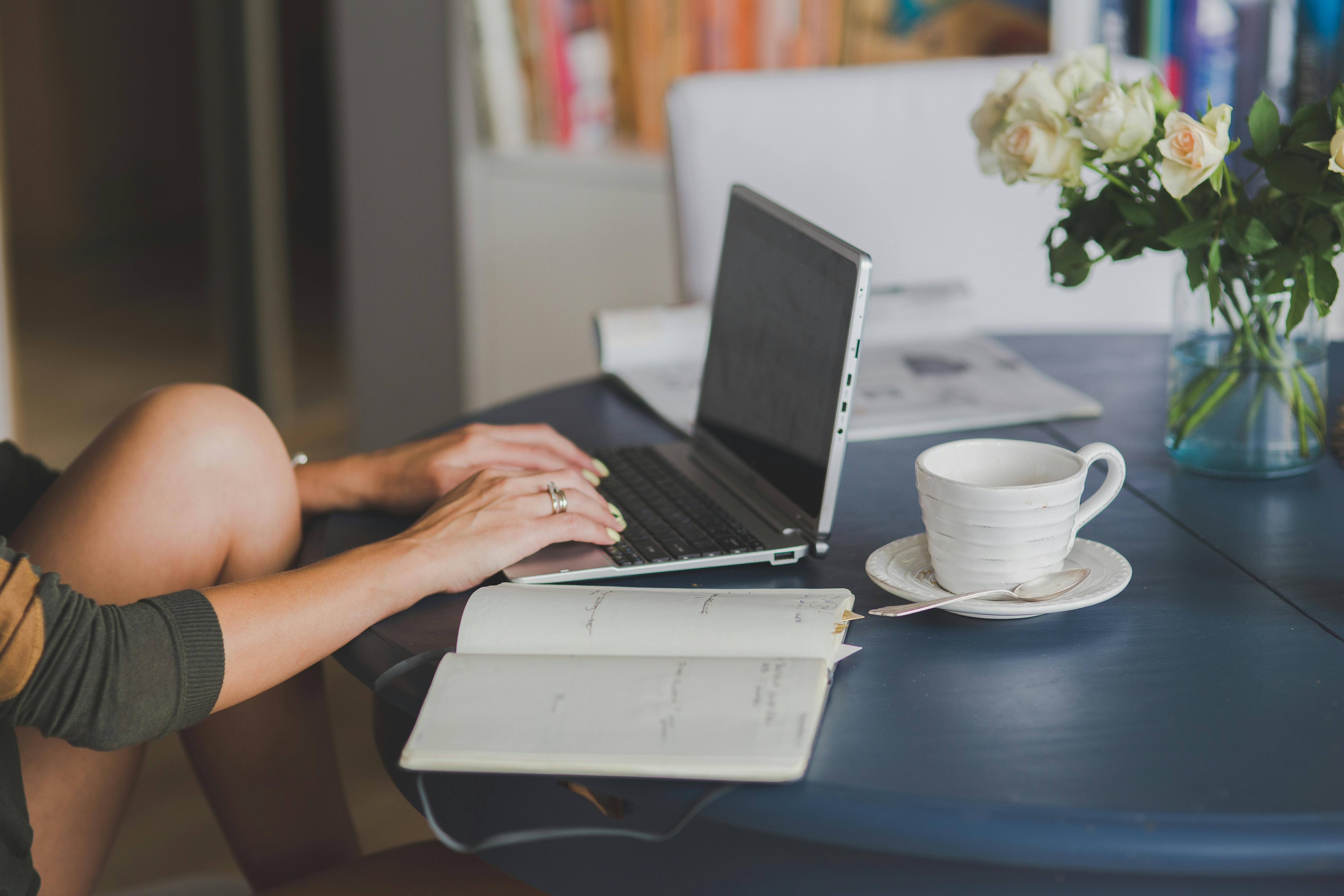 Person typing on a laptop | Source: Pexels